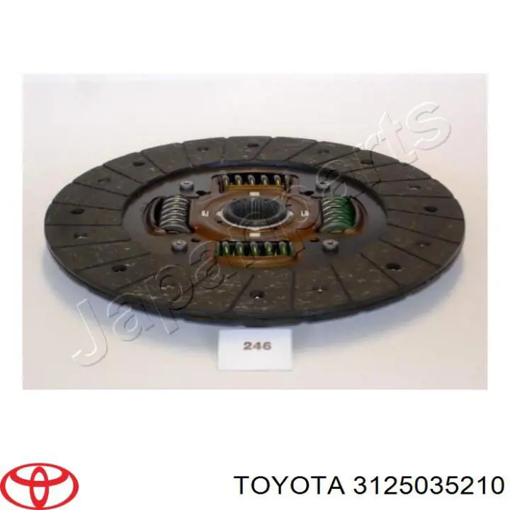 3125035210 Toyota disco de embrague