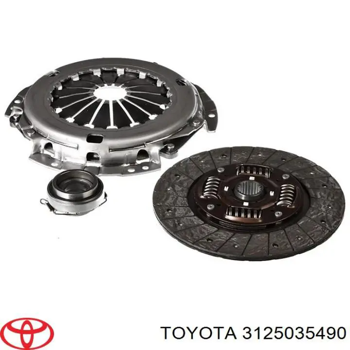 3125035490 Toyota disco de embrague