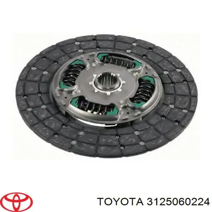 3125060224 Toyota disco de embrague