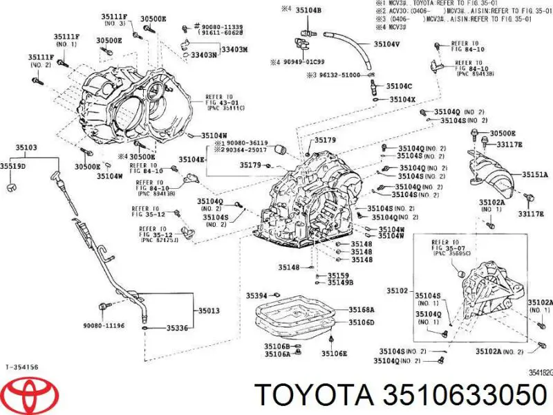  Cárter de aceite, caja automática para Toyota Solara V3