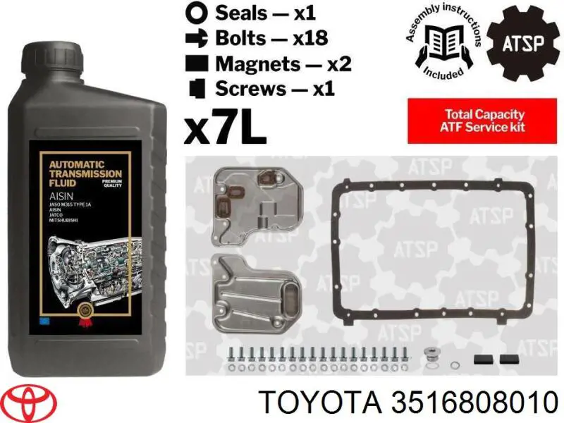  Junta, Cárter de aceite, caja de cambios para Toyota Avalon GSX30