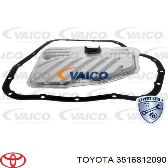 3516812090 Toyota junta, cárter de aceite, caja de cambios