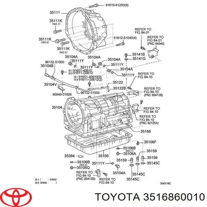  Junta, Cárter de aceite, caja de cambios para Toyota Hilux KUN25