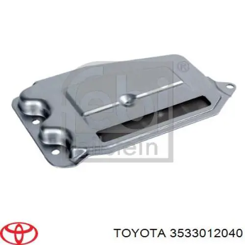 3533012040 Toyota filtro hidráulico, transmisión automática