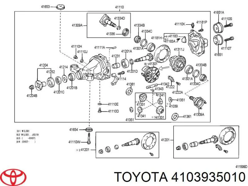 4103935010 Toyota 