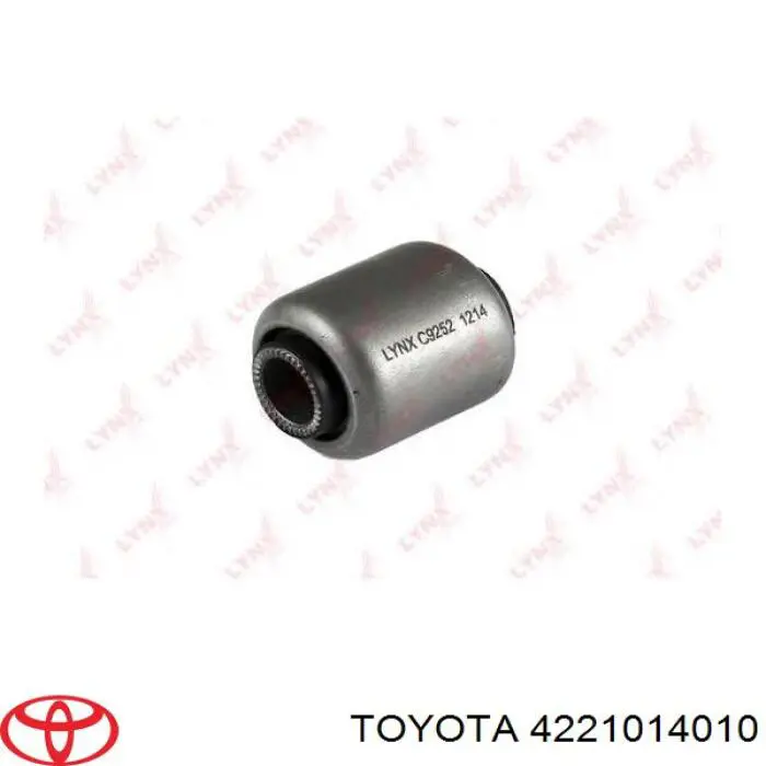 4221014010 Toyota suspensión, barra transversal trasera, exterior