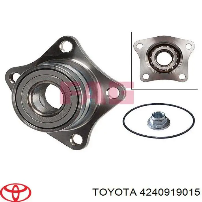 4240919015 Toyota cojinete de rueda trasero