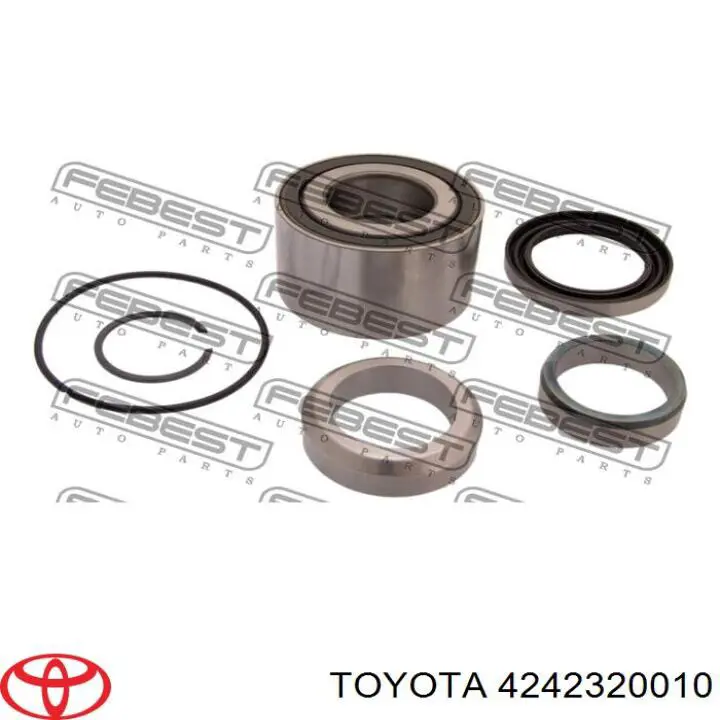  Anillo de retención de cojinete, semieje de transmisión trasera para Toyota 4 Runner N130