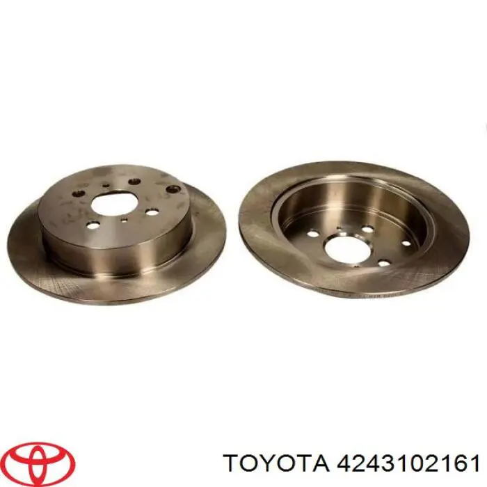 4243102161 Toyota disco de freno trasero