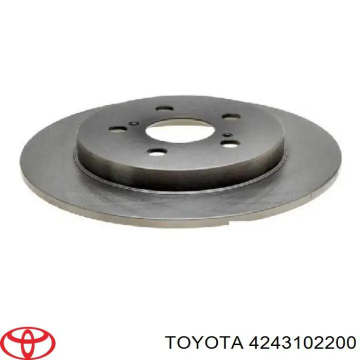 4243102200 Toyota disco de freno trasero