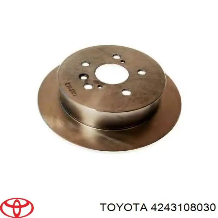 4243108030 Toyota disco de freno trasero