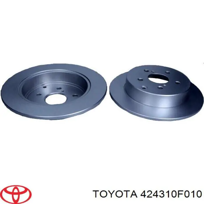 424310F010 Toyota disco de freno trasero