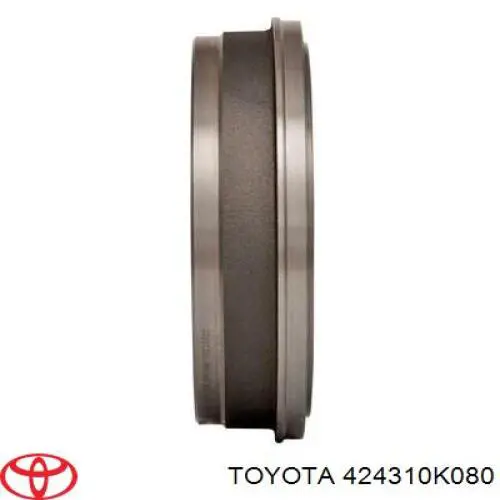 424310K080 Toyota freno de tambor trasero