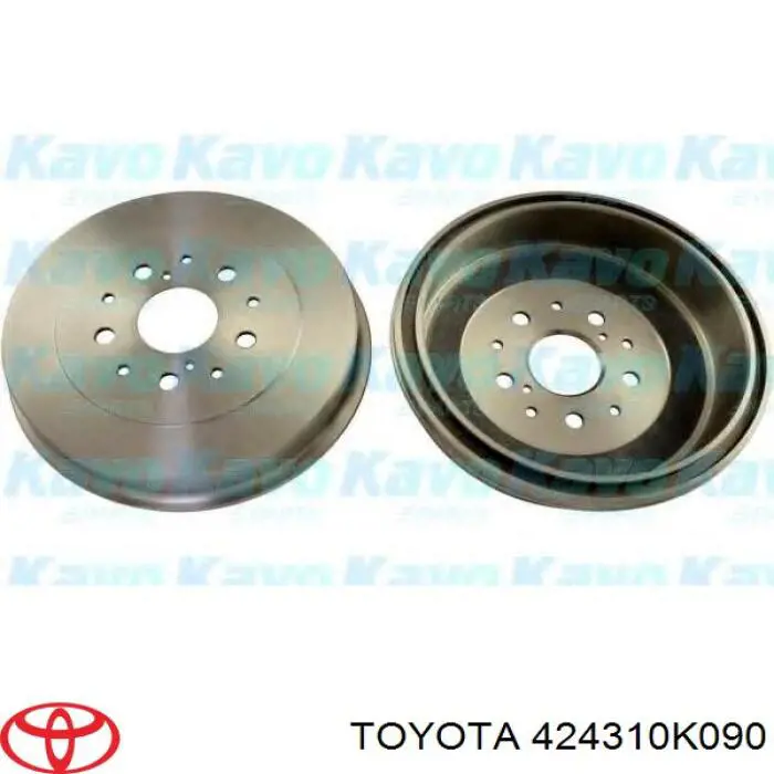 424310K090 Toyota freno de tambor trasero