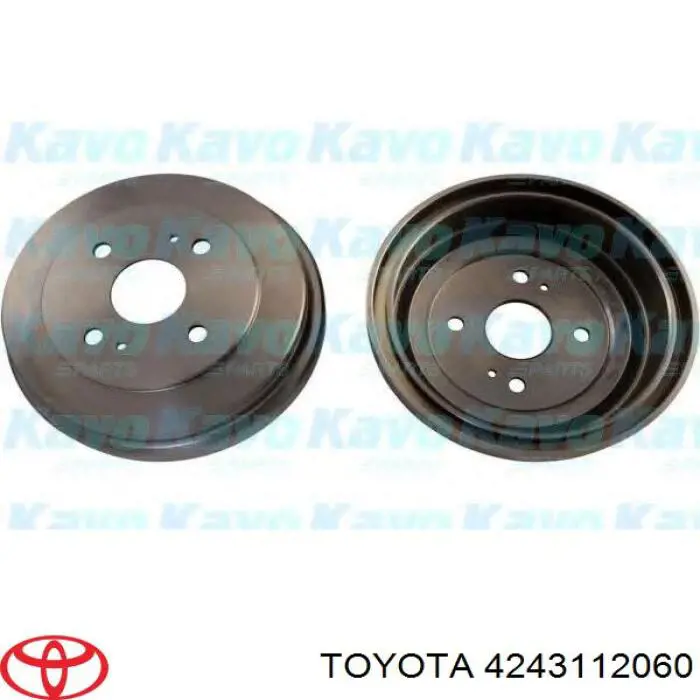 4243112060 Toyota freno de tambor trasero