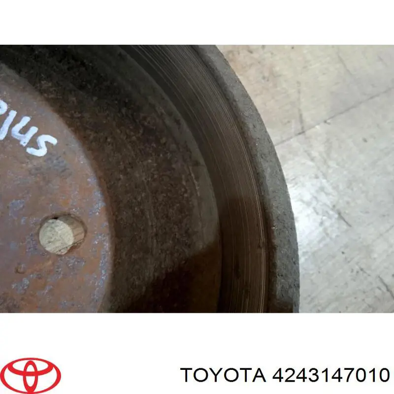 4243147010 Toyota freno de tambor trasero