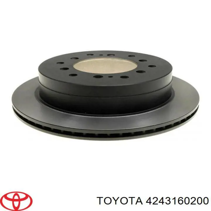 4243160200 Toyota disco de freno trasero