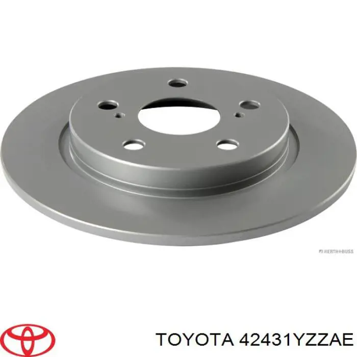 42431YZZAE Toyota disco de freno trasero