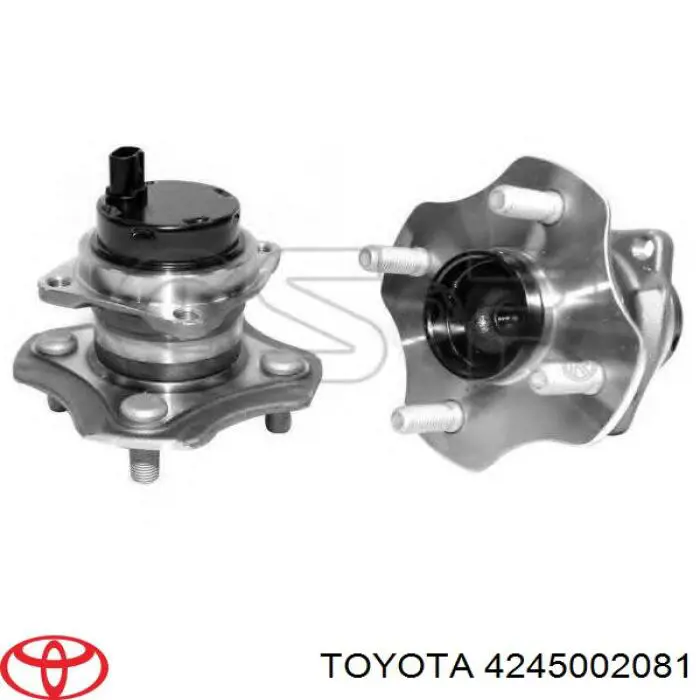 4245002081 Toyota cubo de rueda trasero