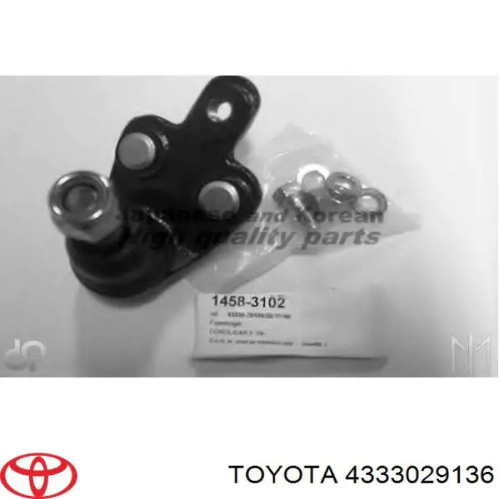 4333029136 Toyota rótula de suspensión inferior