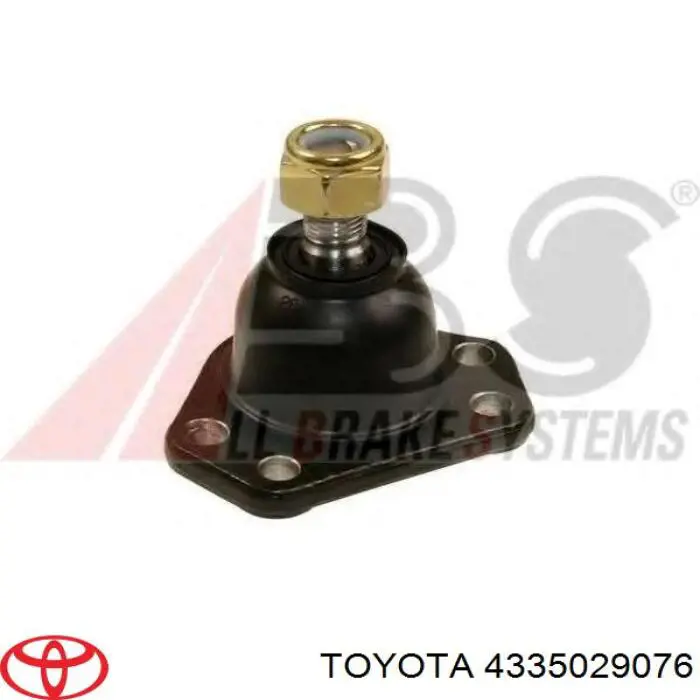 4335029076 Toyota rótula de suspensión superior