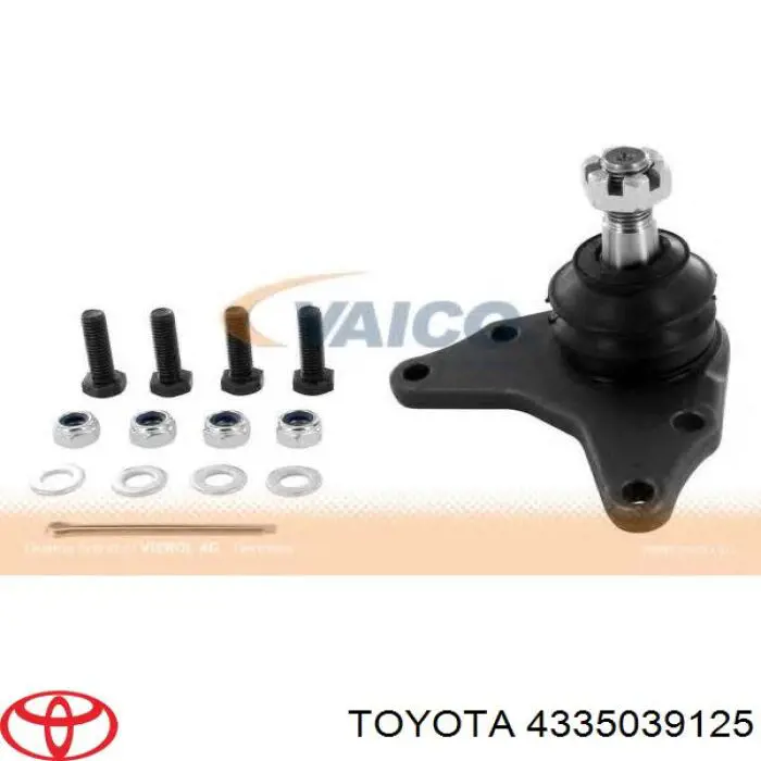 4335039125 Toyota rótula de suspensión superior