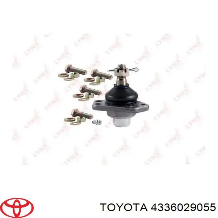 4336029055 Toyota rótula de suspensión superior