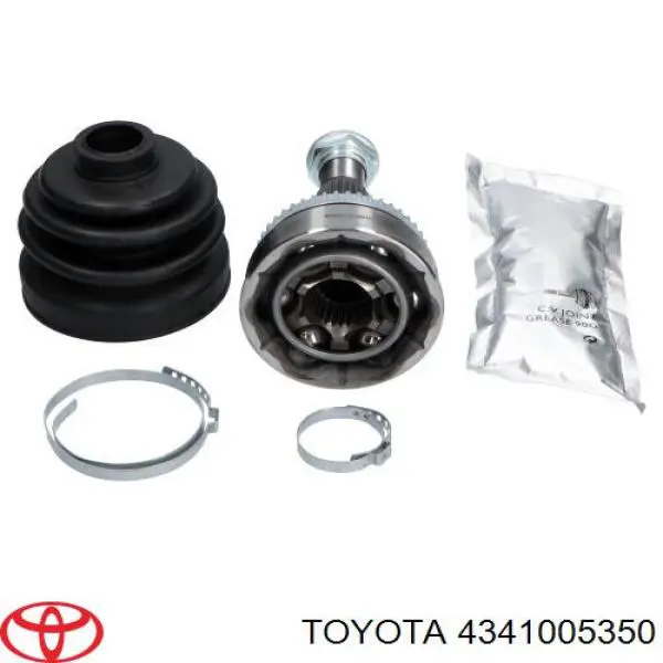 4341005350 Toyota árbol de transmisión delantero derecho