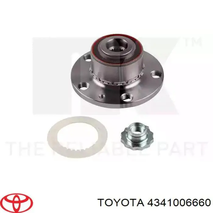 4341006660 Toyota árbol de transmisión delantero derecho