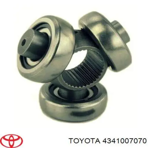 4341007070 Toyota árbol de transmisión delantero derecho