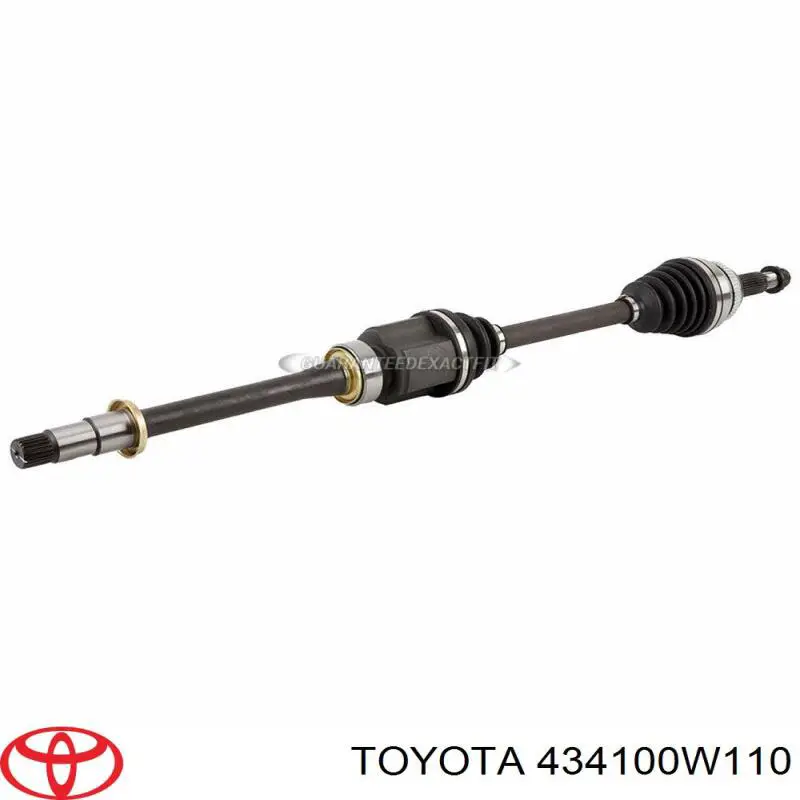 434100W110 Toyota árbol de transmisión delantero derecho