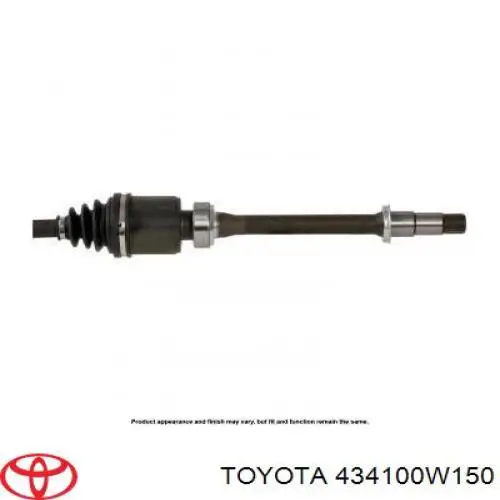 434100W150 Toyota árbol de transmisión delantero derecho