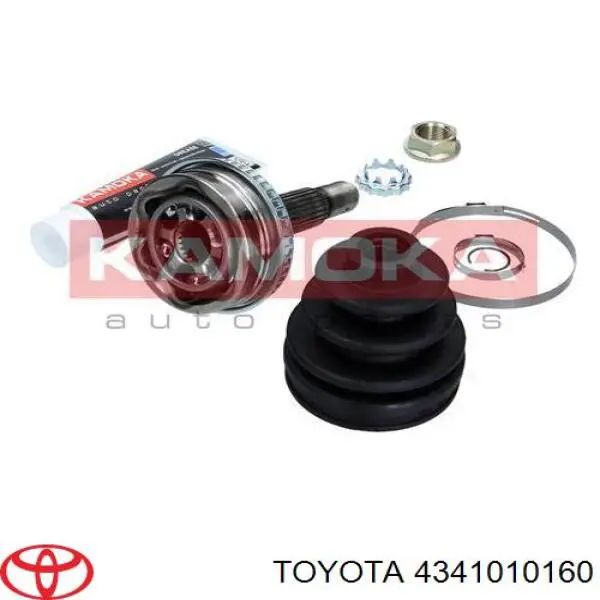 4341010160 Toyota junta homocinética exterior delantera