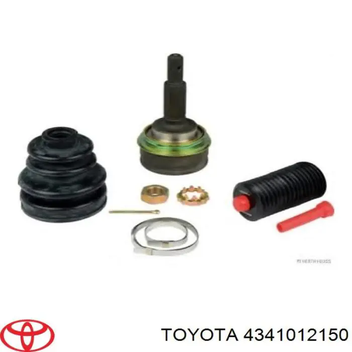 4341012150 Toyota árbol de transmisión trasero derecho