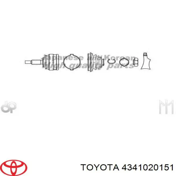 4341020151 Toyota 