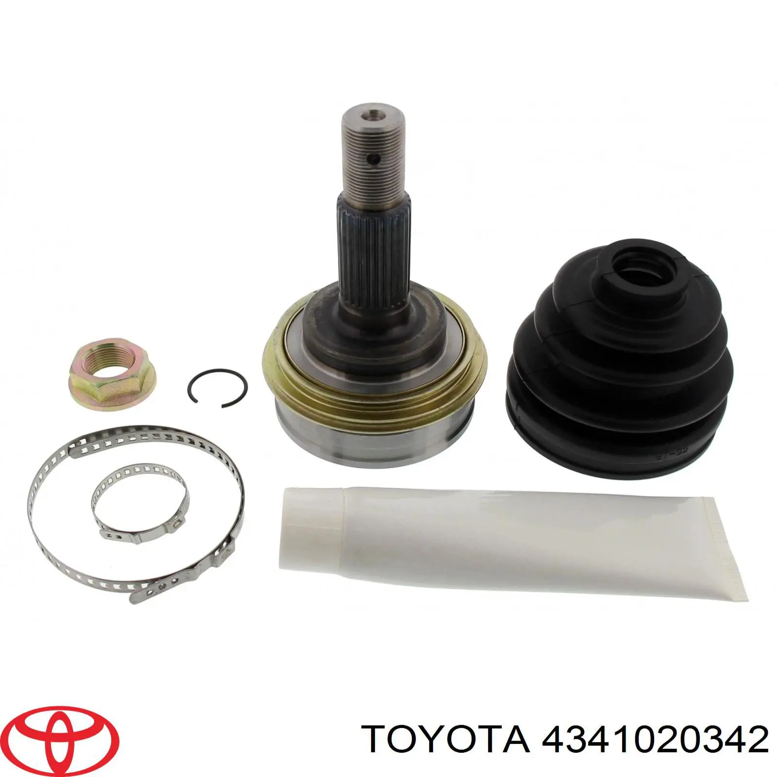 4341020342 Toyota árbol de transmisión trasero derecho