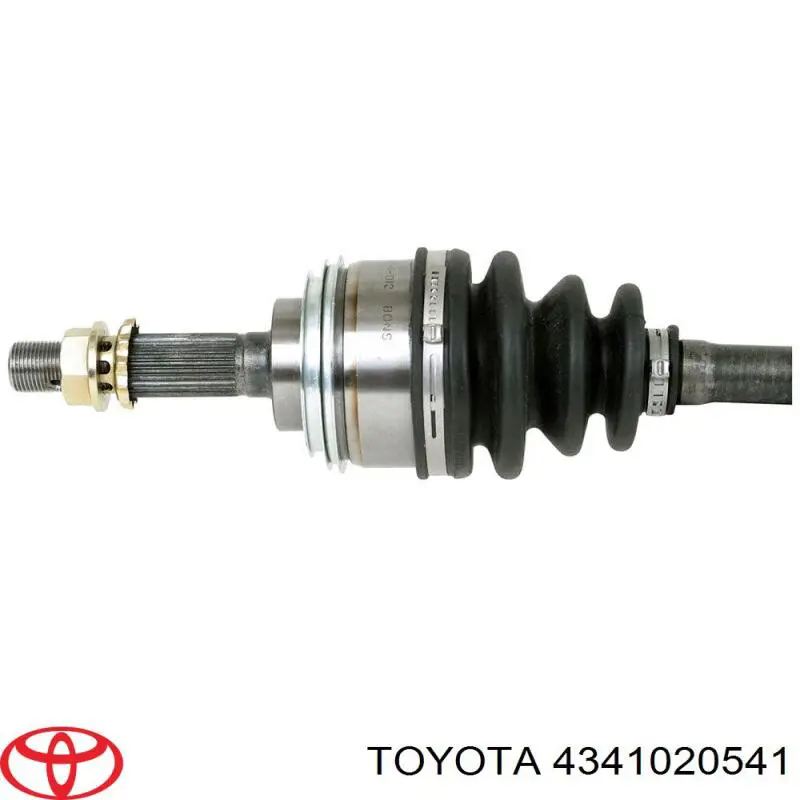 4341020541 Toyota árbol de transmisión delantero derecho