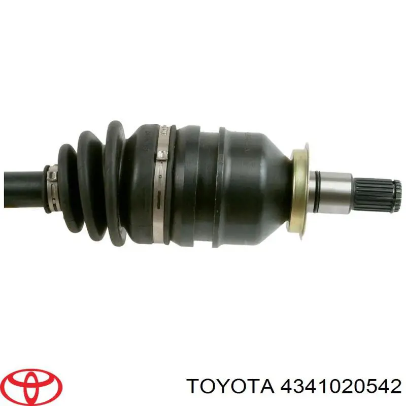 4341020542 Toyota árbol de transmisión delantero derecho