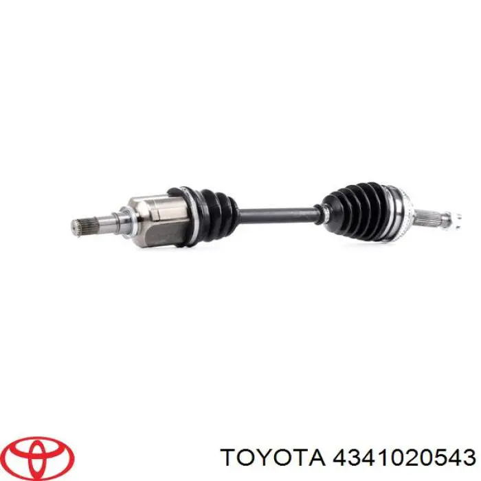 4341020543 Toyota árbol de transmisión delantero derecho