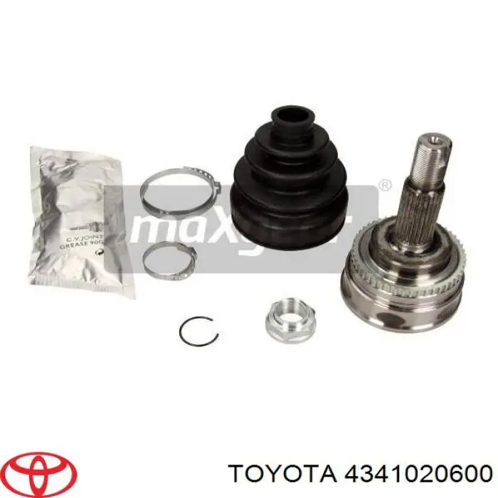 4341020600 Toyota árbol de transmisión trasero derecho