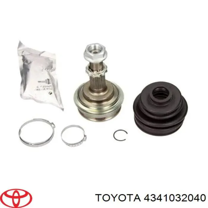 4341032040 Toyota árbol de transmisión trasero derecho