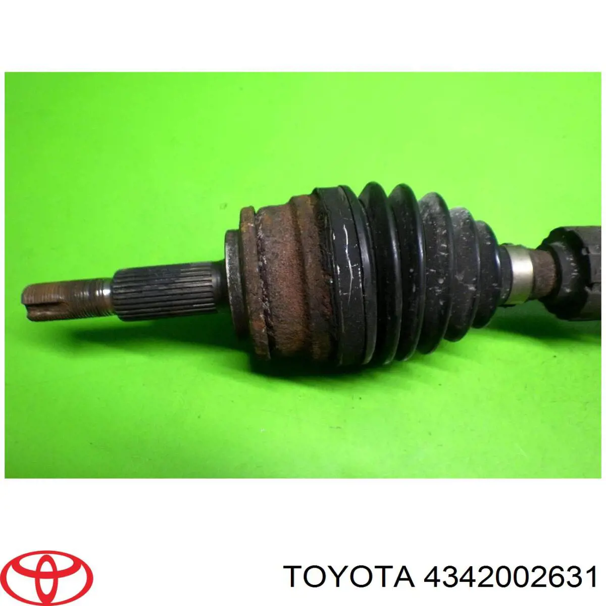 4342002631 Toyota árbol de transmisión delantero izquierdo