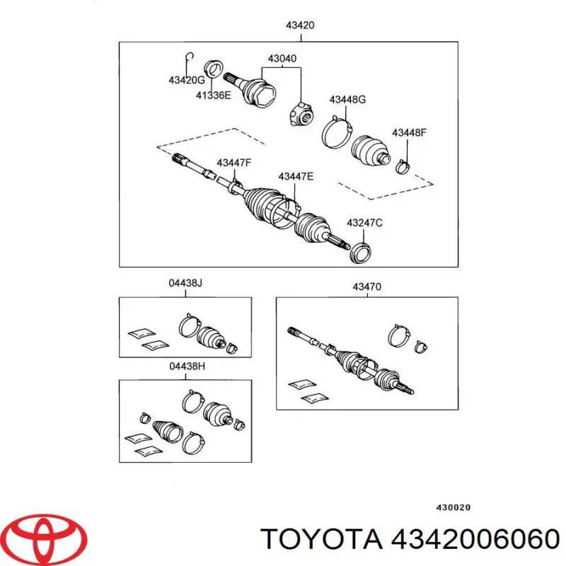 4342006060 Toyota 