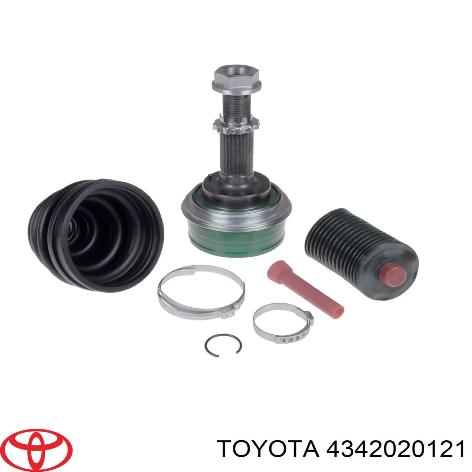 4342020121 Toyota árbol de transmisión delantero izquierdo