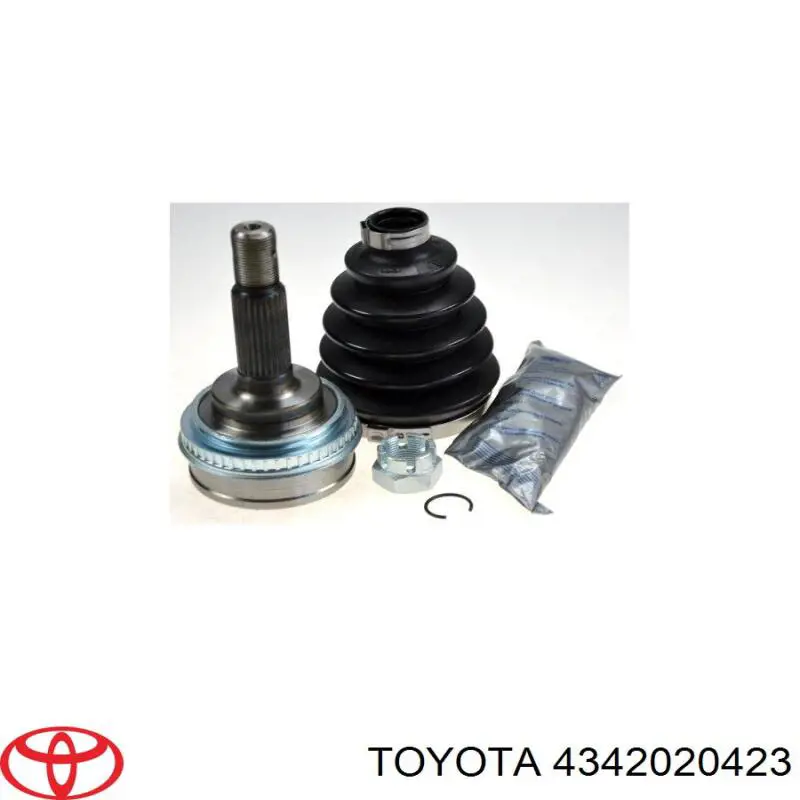 4342020423 Toyota árbol de transmisión delantero izquierdo