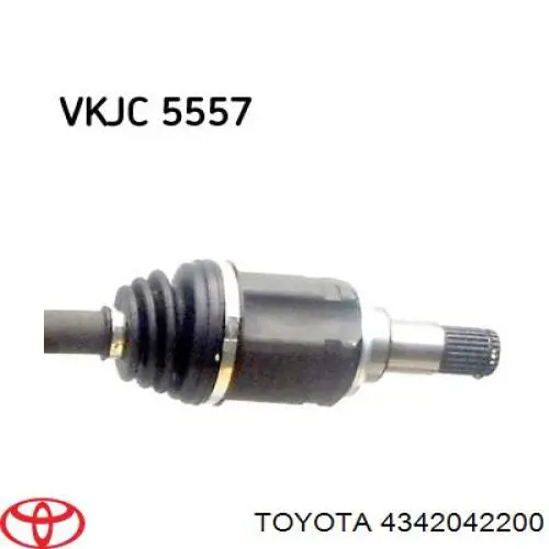  Árbol de transmisión delantero izquierdo para Toyota RAV4 3 