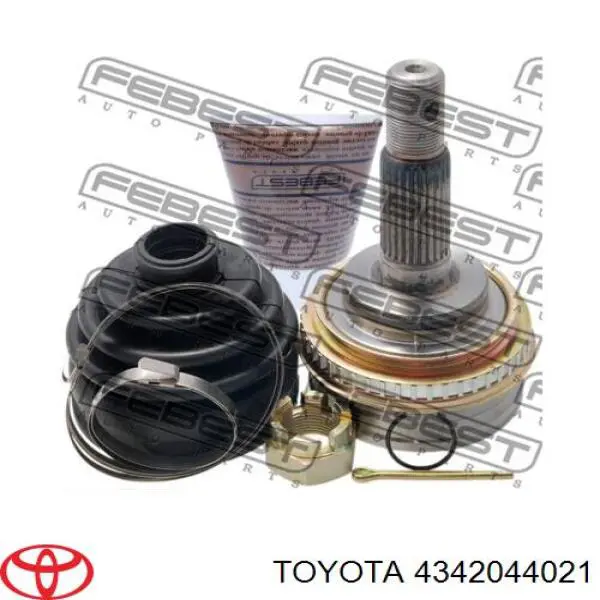 4342044021 Toyota árbol de transmisión delantero izquierdo