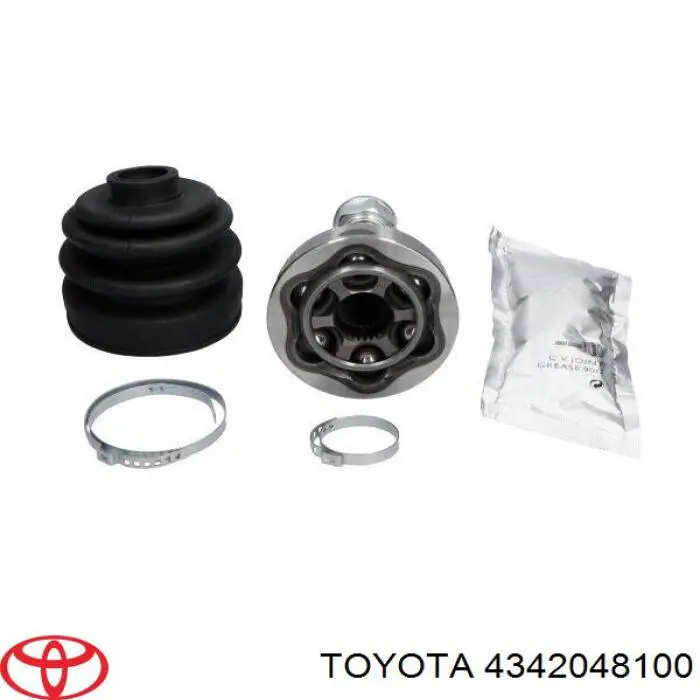 4342048100 Toyota árbol de transmisión delantero izquierdo