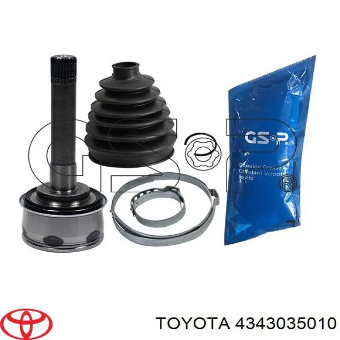 4343035010 Toyota junta homocinética exterior delantera