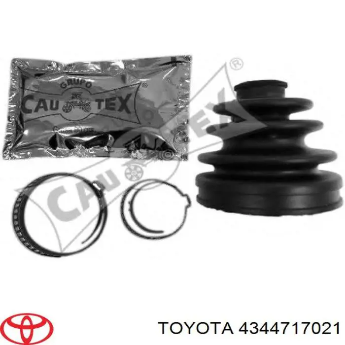 4344717021 Toyota fuelle, árbol de transmisión delantero exterior